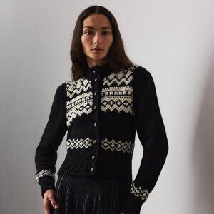 Ralph Lauren Collection Fair Isle knitted cardigan